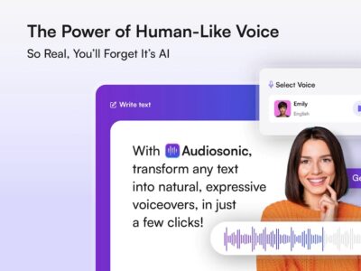 Audiosonic: Generate Text & Convert it into Human-like Speech instantly