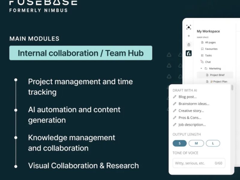 FuseBase: Client collaboration platform for professional services