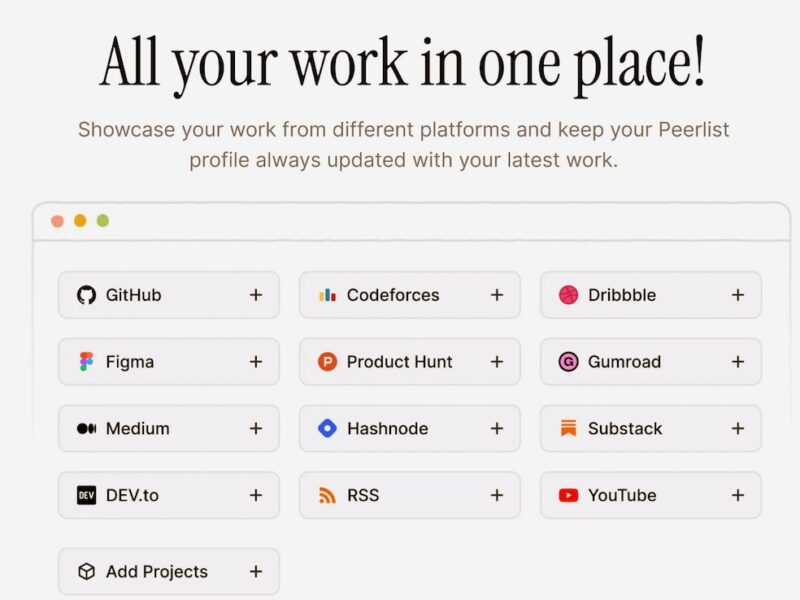 Peerlist: The professional network for people in tech